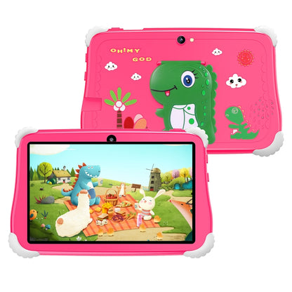 C75 Dinosaur 7 inch WiFi Kids Tablet PC, 2GB+16GB, Android 7.0 MT6735 Octa Core CPU(Pink) -  by buy2fix | Online Shopping UK | buy2fix