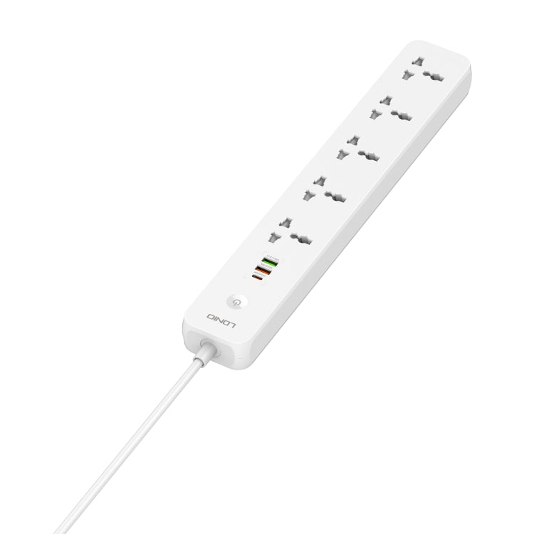 LDNIO SC5319 5-position Travel Home Office Socket with 38W USB Ports, Cable Length: 2m(EU Plug) - Extension Socket by LDNIO | Online Shopping UK | buy2fix