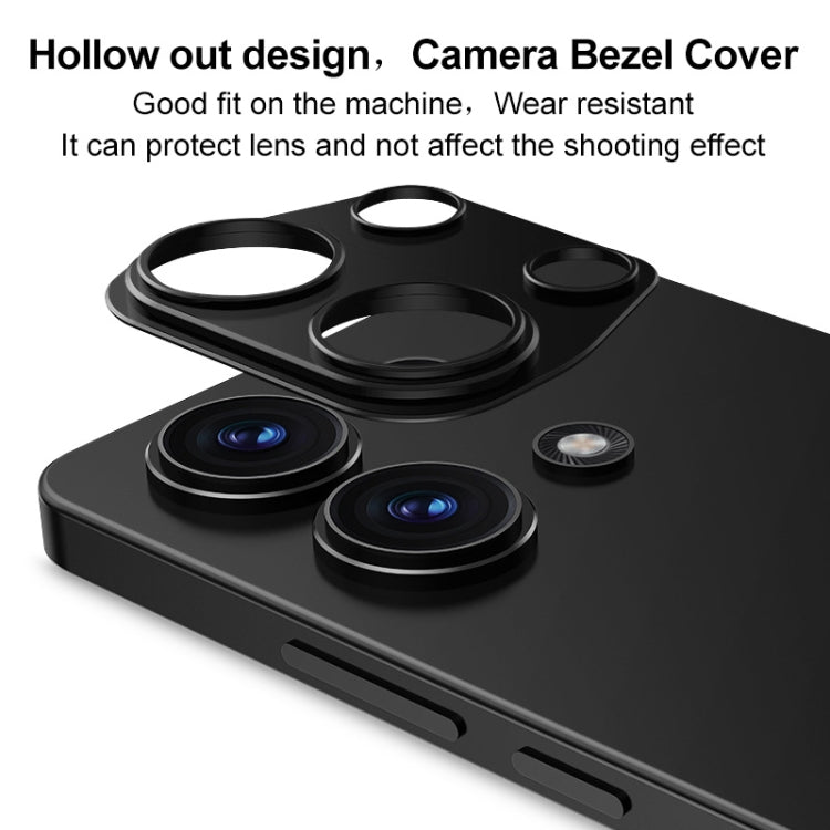 For Xiaomi Redmi Note 13 4G Global IMAK Metal Camera Lens Protector Cover - For Xiaomi by imak | Online Shopping UK | buy2fix