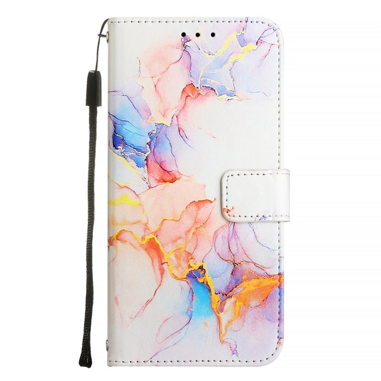 For Blackview Color 8 PT003 Marble Pattern Flip Leather Phone Case(Galaxy Marble White) - More Brand by buy2fix | Online Shopping UK | buy2fix