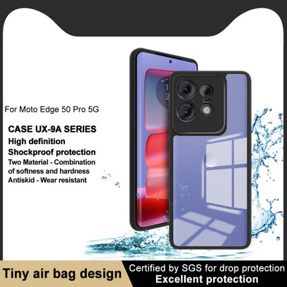 For Motorola Edge 50 Pro 5G imak UX-9A Series Four-corner Airbag Shockproof Phone Case - Motorola Cases by imak | Online Shopping UK | buy2fix
