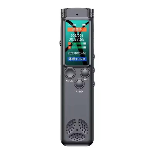 H22 Smart Color Screen Noise Reduction Voice Recorder, Capacity:64GB(Black) - Recording Pen by buy2fix | Online Shopping UK | buy2fix