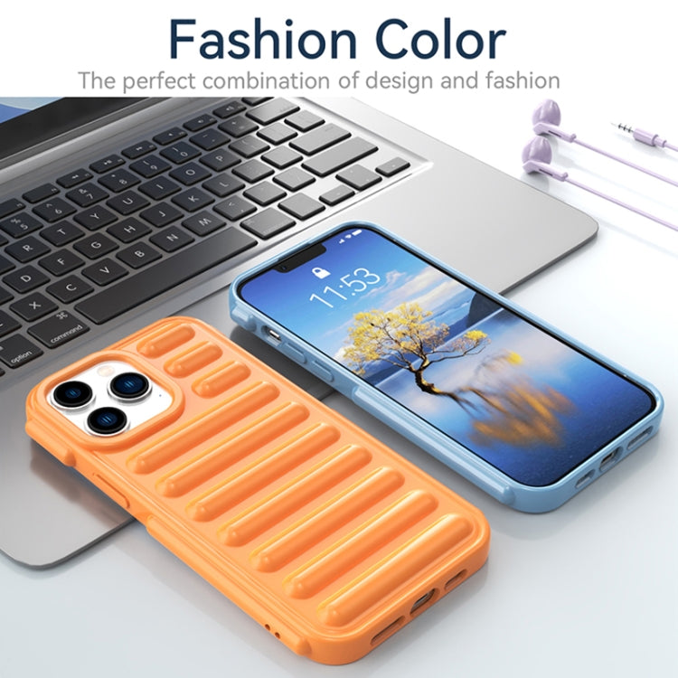 For iPhone 16 Pro Max Capsule Series Candy Color TPU Phone Case(Transparent Grey) - iPhone 16 Pro Max Cases by buy2fix | Online Shopping UK | buy2fix