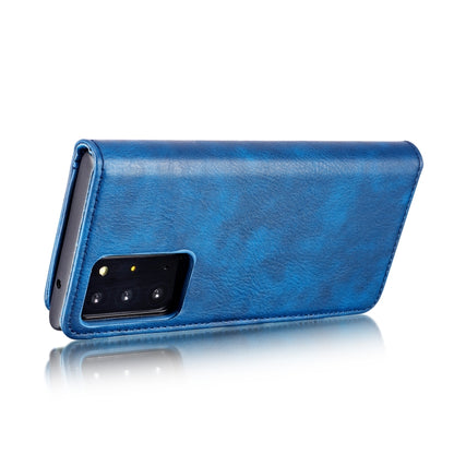 For Samsung Galaxy Note20 Ultra DG.MING Crazy Horse Texture Flip Detachable Magnetic Leather Case with Holder & Card Slots & Wallet (Blue) - Galaxy Note20 Ultra Cases by DG.MING | Online Shopping UK | buy2fix