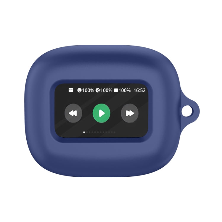 For JBL Live Beam 3 Wireless Bluetooth Earphones Silicone Protective Case(Dark Blue) - JBL Earphone Case by buy2fix | Online Shopping UK | buy2fix