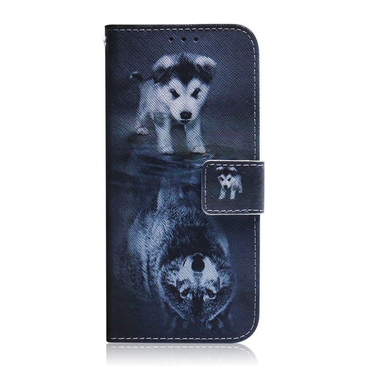 For Xiaomi Redmi K70 Pro / K70 Coloured Drawing Flip Leather Phone Case(Wolf and Dog) - K70 Cases by buy2fix | Online Shopping UK | buy2fix