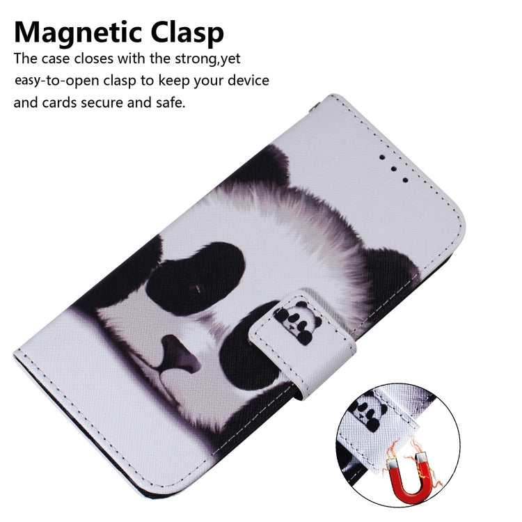 For Xiaomi Redmi K70 Pro / K70 Coloured Drawing Flip Leather Phone Case(Panda) - K70 Cases by buy2fix | Online Shopping UK | buy2fix