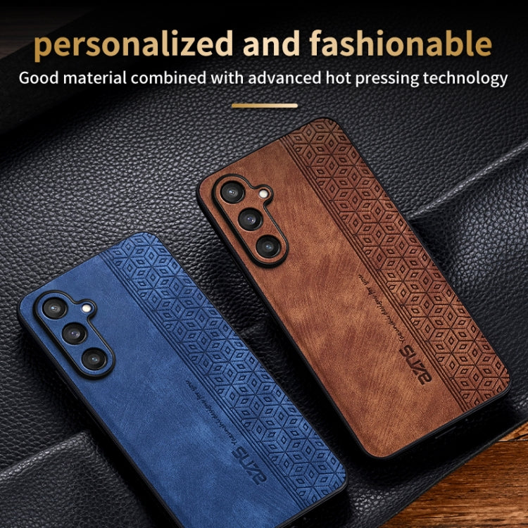 For Samsung Galaxy S24 FE 5G AZNS 3D Embossed Skin Feel Phone Case(Sapphire Blue) - Galaxy S24 FE 5G Cases by AZNS | Online Shopping UK | buy2fix