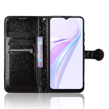 For Blackview Wave 6C Honeycomb Dot Texture Leather Phone Case(Black) - More Brand by buy2fix | Online Shopping UK | buy2fix