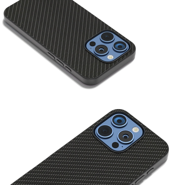 For iPhone 16 Pro Carbon Fiber Texture Protective Phone Case(Black) - iPhone 16 Pro Cases by buy2fix | Online Shopping UK | buy2fix