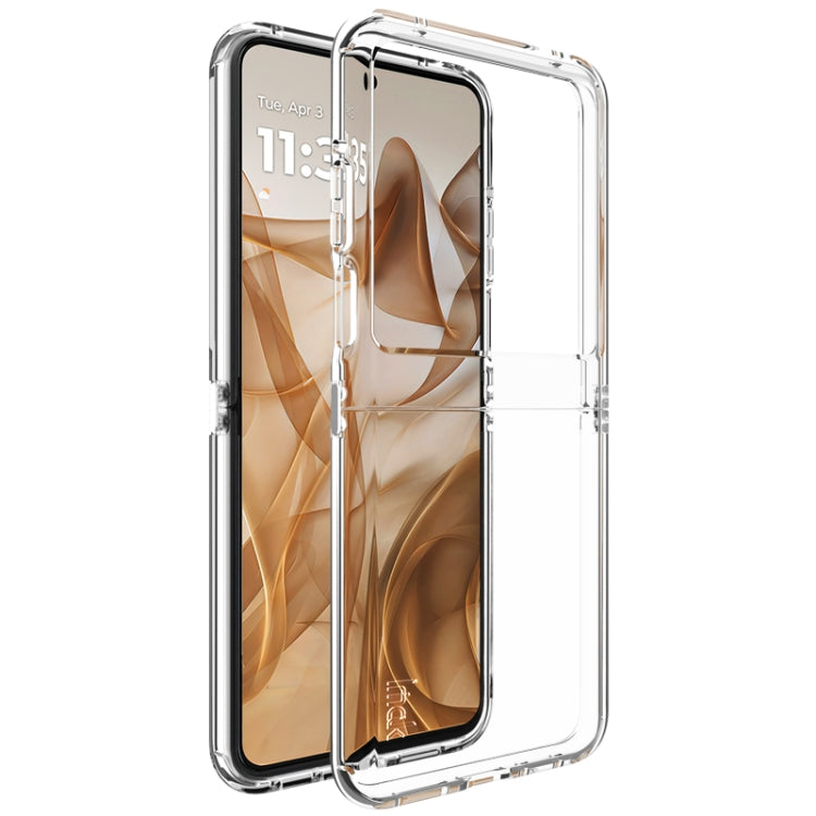 For Motorola Razr 50 imak UX-6 series All-inclusive Shockproof Airbag TPU Invisible Phone Case(Transparent) - Motorola Cases by imak | Online Shopping UK | buy2fix