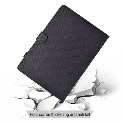 For iPad Pro 11 2024 Solid Color Fiber Texture Smart Tablet Leather Case(Black) - iPad Pro 11 2024 Cases by buy2fix | Online Shopping UK | buy2fix