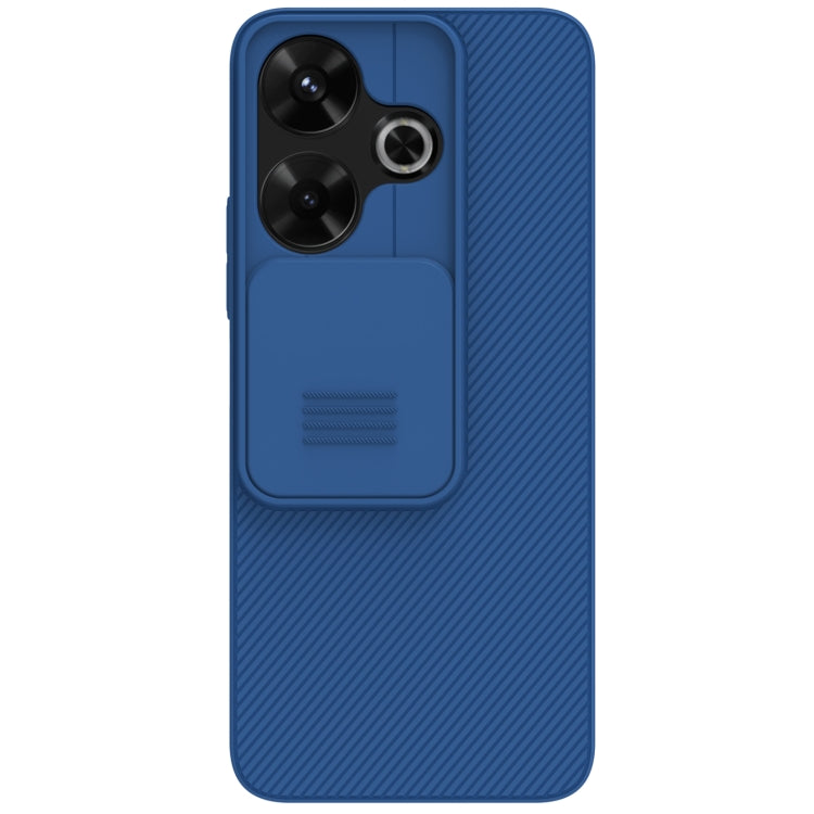 For Xiaomi Poco M6 4G NILLKIN Black Mirror Series Camshield PC Phone Case(Blue) - Xiaomi Cases by NILLKIN | Online Shopping UK | buy2fix