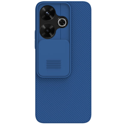 For Xiaomi Poco M6 4G NILLKIN Black Mirror Series Camshield PC Phone Case(Blue) - Xiaomi Cases by NILLKIN | Online Shopping UK | buy2fix