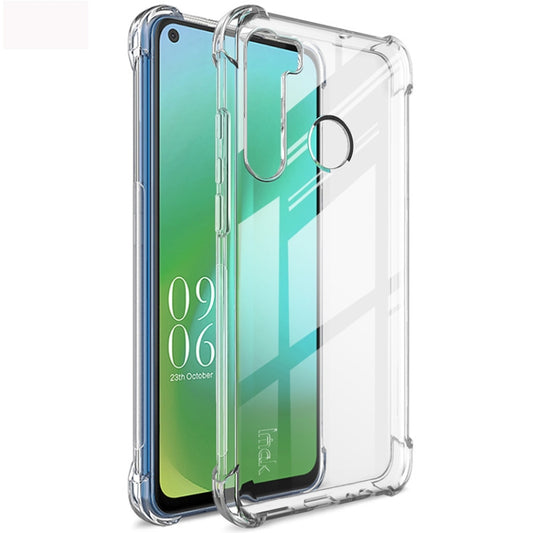 For HTC Desire 20 Pro IMAK All-inclusive Shockproof Airbag TPU Case with Screen Protector(Transparent) - HTC by imak | Online Shopping UK | buy2fix
