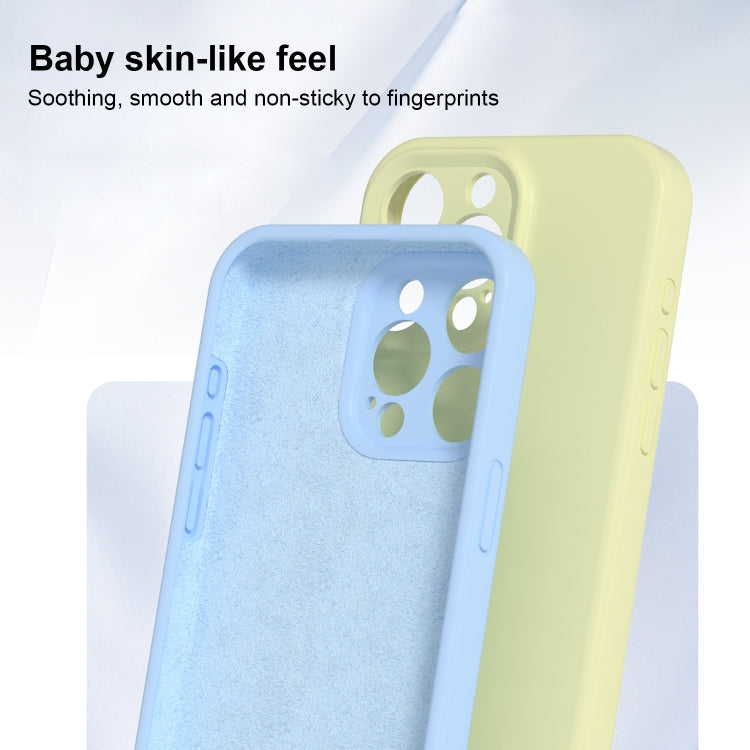 For iPhone 16 Precise Hole Liquid Silicone Jelly Color Full Coverage Phone Case(Khaki) - iPhone 16 Cases by buy2fix | Online Shopping UK | buy2fix