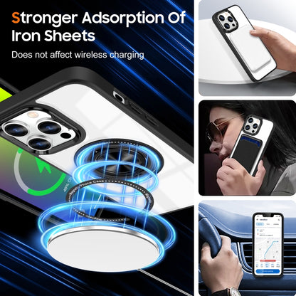 For iPhone 16 Pro Magnetic Rotating Ring Holder Phone Case(Black) - iPhone 16 Pro Cases by buy2fix | Online Shopping UK | buy2fix