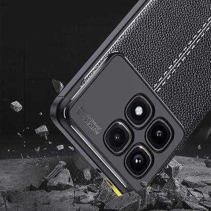 For Redmi K70 Ultra Litchi Texture Shockproof TPU Phone Case(Black) - Xiaomi Cases by buy2fix | Online Shopping UK | buy2fix