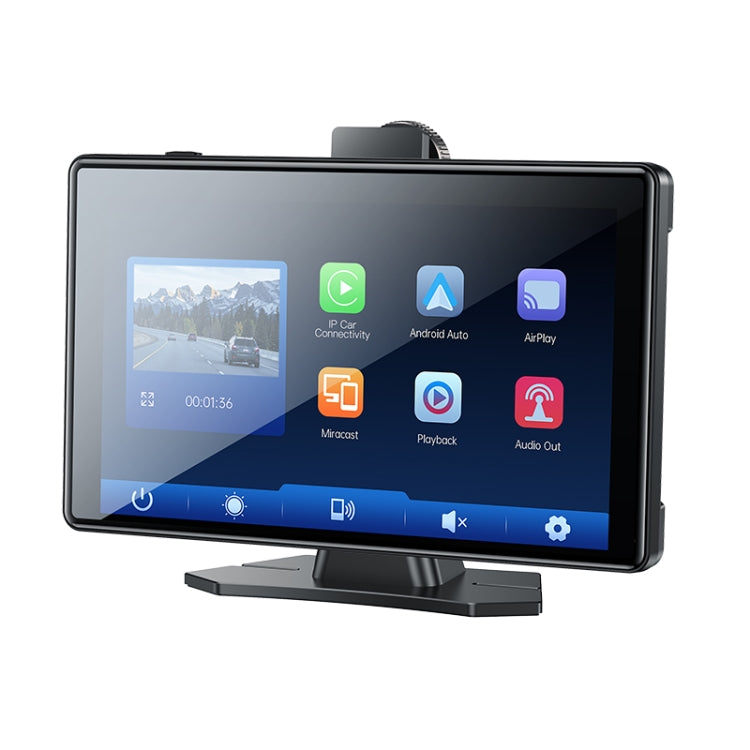 Yesido KM18 9 inch Center Console CarPlay Portable Car Video Navigation with Driving Recorder(Black) - Car MP3 & MP4 & MP5 by Yesido | Online Shopping UK | buy2fix