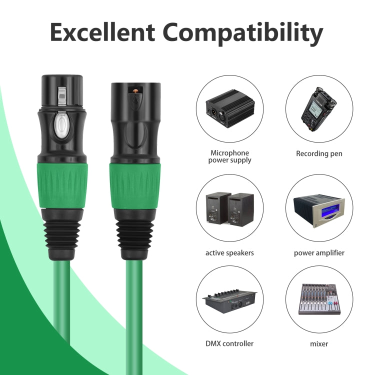 JC1015 XLR 3pin Male to Female Audio Cable, Length:10m(Black) - Microphone Audio Cable & Connector by buy2fix | Online Shopping UK | buy2fix