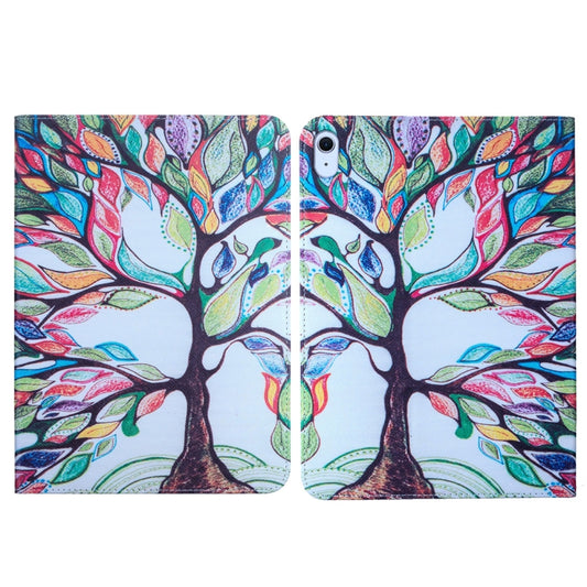 For iPad Air 13 2024 Colored Drawing Leather Tablet Case(Life Tree) - iPad Air 13 2024 Cases by buy2fix | Online Shopping UK | buy2fix