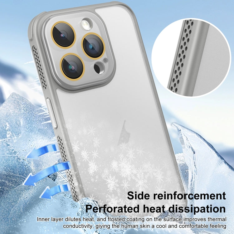 For iPhone 16 Pro Side Cooling Skin Feel Frosted Phone Case(Pink) - iPhone 16 Pro Cases by buy2fix | Online Shopping UK | buy2fix