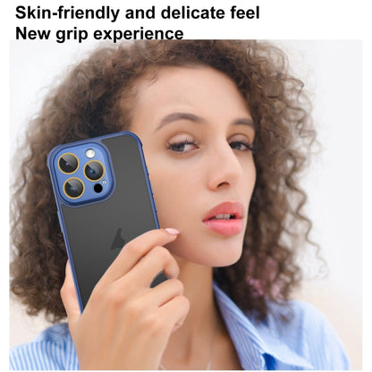 For iPhone 16 Pro Max Side Cooling Skin Feel Frosted Phone Case(Blue) - iPhone 16 Pro Max Cases by buy2fix | Online Shopping UK | buy2fix