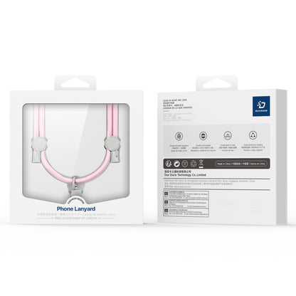 DUX DUCIS Plaz Crossbody Neck Strap Anti-lost Phone Lanyard(Light Pink) - Lanyards & Wrist Straps by DUX DUCIS | Online Shopping UK | buy2fix