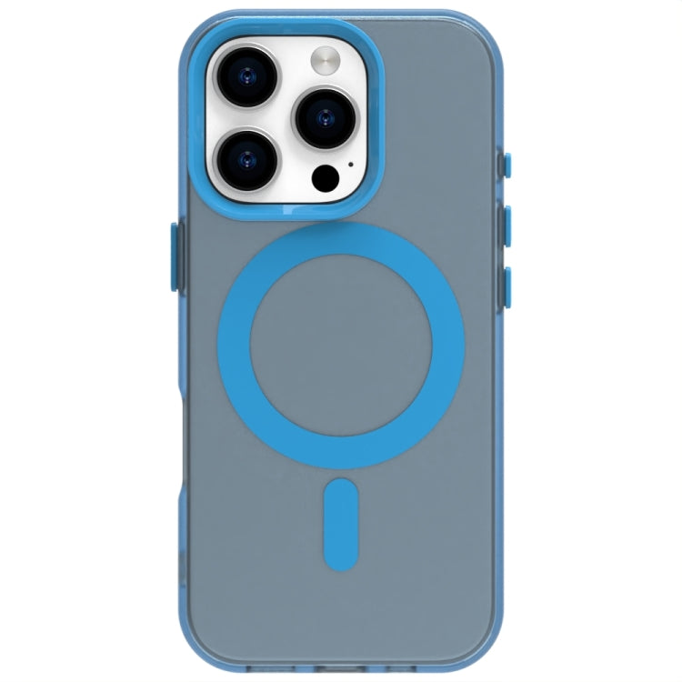 For iPhone 16 Pro Max Candy Magsafe PC Hybrid TPU Phone Case(Blue) - iPhone 16 Pro Max Cases by buy2fix | Online Shopping UK | buy2fix