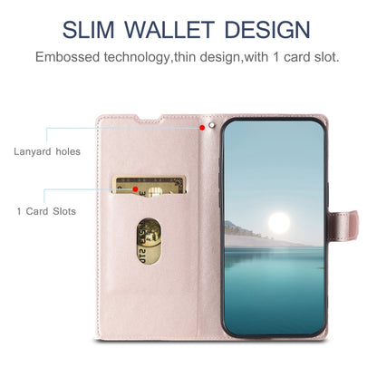 For Redmi K70 Voltage Ultra-thin Dot Leather Phone Case(Rose Gold) - K70 Cases by buy2fix | Online Shopping UK | buy2fix