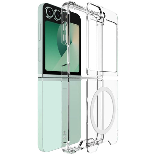 For Samsung Galaxy Z Flip6 IMAK Space Shield PC + TPU Airbag Shockproof MagSafe Phone Case(Transparent) - Galaxy Z Flip6 5G Cases by imak | Online Shopping UK | buy2fix