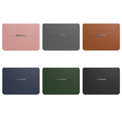 Multifunctional Laptop PU Magnetic Stand Split Liner Bag with Mouse Pad Function, Size:15 inch(Rose Gold) - 15 inch by buy2fix | Online Shopping UK | buy2fix