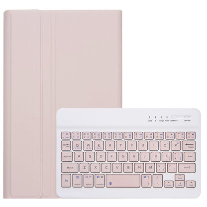 For Redmi Pad SE 8.7 A0N12 TPU Ultra-thin Detachable Bluetooth Keyboard Tablet Leather Case(Pink) - Others Keyboard by buy2fix | Online Shopping UK | buy2fix