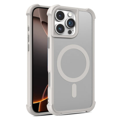 For iPhone 16 Pro Max Skin Feel MagSafe Phone Case(Grey) - iPhone 16 Pro Max Cases by buy2fix | Online Shopping UK | buy2fix