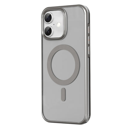 For iPhone 16 Mutural Airbag Anti-fall MagSafe Magnetic Phone Case(Grey) - iPhone 16 Cases by Mutural | Online Shopping UK | buy2fix