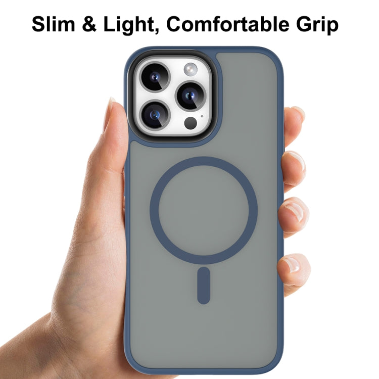 For iPhone 16 Pro Max Mutural Skin Feel Series Frosted MagSafe Magnetic Phone Case(Grey) - iPhone 16 Pro Max Cases by Mutural | Online Shopping UK | buy2fix