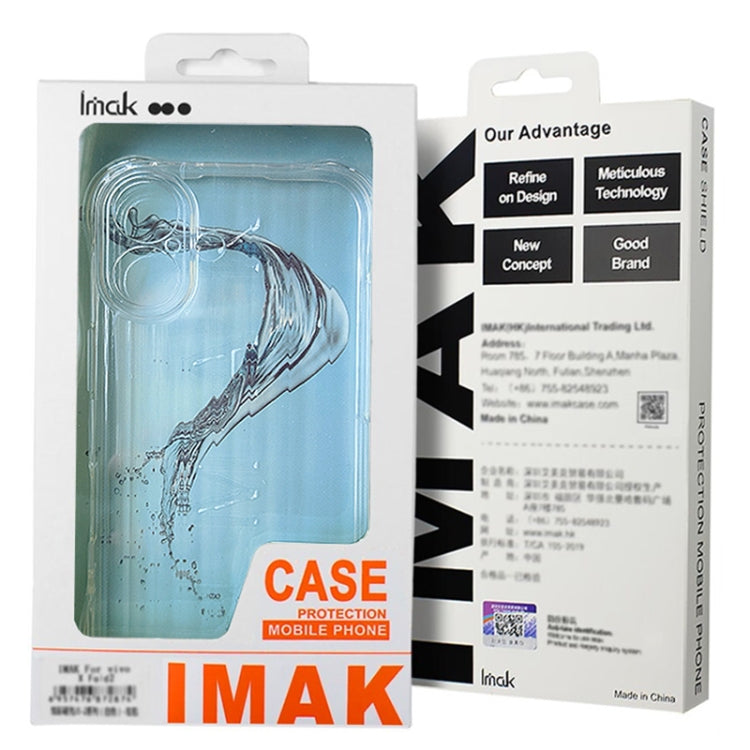 For iPhone 16 IMAK Space Shield PC + TPU Airbag Shockproof MagSafe Phone Case(Transparent) - iPhone 16 Cases by imak | Online Shopping UK | buy2fix