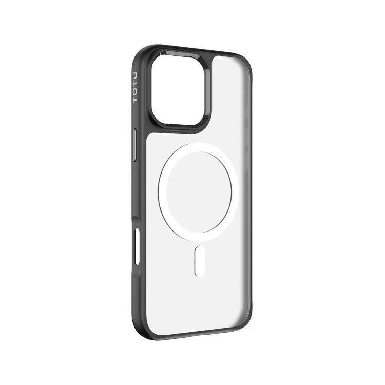 For iPhone 16 Pro Max TOTU PC-7 Gold Shield Series Skin Feel MagSafe Magnetic Phone Case(White) - iPhone 16 Pro Max Cases by TOTUDESIGN | Online Shopping UK | buy2fix