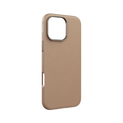 For iPhone 16 Pro Max TOTU PC-17 Mulsanne Series Plain Leather MagSafe Magnetic Phone Case(Gold) - iPhone 16 Pro Max Cases by TOTUDESIGN | Online Shopping UK | buy2fix