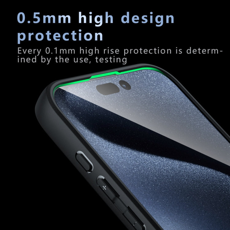 For iPhone 16 Pro Max Armor MagSafe Precise Hole PC Hybrid TPU Phone Case(Frosted Black) - iPhone 16 Pro Max Cases by buy2fix | Online Shopping UK | buy2fix