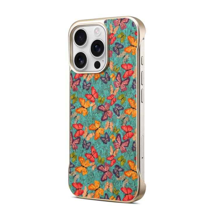 For iPhone 16 Denior A18 Paint MagSafe Phone Case(Butterflies) - iPhone 16 Cases by Denior | Online Shopping UK | buy2fix