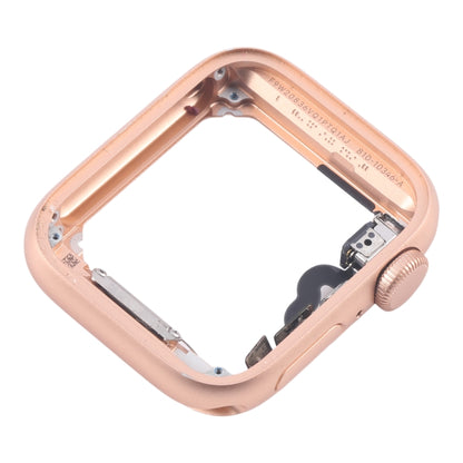 For Apple Watch SE 2020 44MM GPS Aluminium Alloy Middle Frame Bezel Plate with Crown Spin Axis Flex Cable(Gold) - Middle Frame by buy2fix | Online Shopping UK | buy2fix