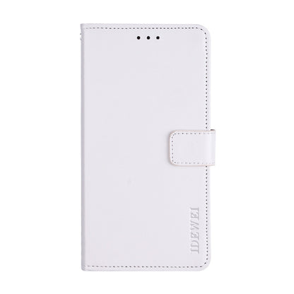 For Blackview BV9900 Pro idewei Crazy Horse Texture Horizontal Flip Leather Case with Holder & Card Slots & Wallet(White) - More Brand by idewei | Online Shopping UK | buy2fix