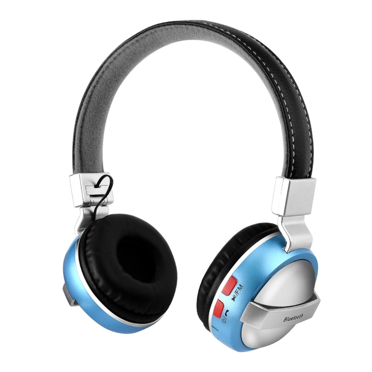 BTH-868 Stereo Sound Quality V4.2 Bluetooth Headphone, Bluetooth Distance: 10m, Support 3.5mm Audio Input & FM(Blue) - Headset & Headphone by buy2fix | Online Shopping UK | buy2fix