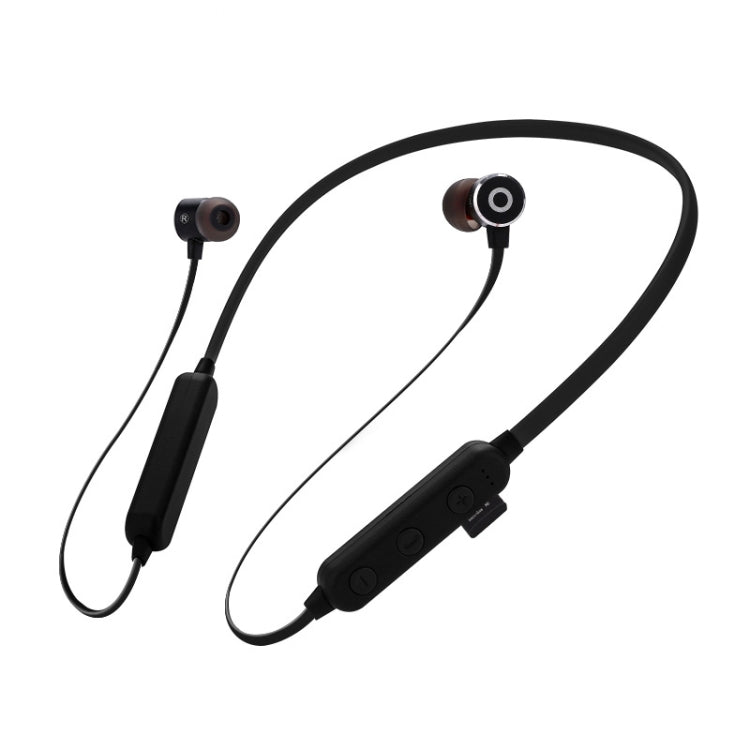 MG-G16 Bluetooth 4.2 Sport Wireless Bluetooth Earphone, Support Card(Black) - Neck-mounted Earphone by buy2fix | Online Shopping UK | buy2fix