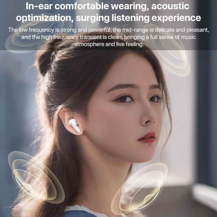 Yesido TWS28 ANC+ENC Dual Noise Reduction Smart TWS Wireless Bluetooth Earphone (White) - TWS Earphone by Yesido | Online Shopping UK | buy2fix