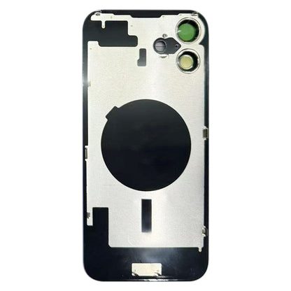 For iPhone 16 Battery Back Cover with Camera Lens Cover(Cyan) -  by buy2fix | Online Shopping UK | buy2fix