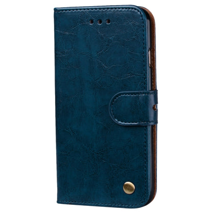 For iPhone 6 Plus & 6s Plus Business Style Oil Wax Texture Horizontal Flip Leather Case with Holder & Card Slots & Wallet (Blue) - More iPhone Cases by buy2fix | Online Shopping UK | buy2fix