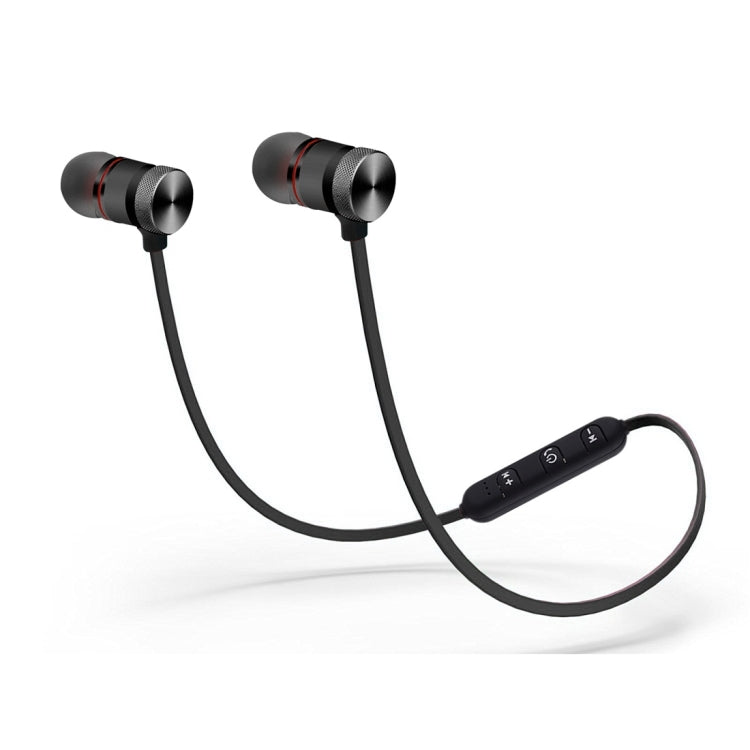 BTH-838 Stereo Sound Quality Magnetic Absorption V4.1 Bluetooth Sports Headset, Bluetooth Distance: 10m, For iPad, iPhone, Galaxy, Huawei, Xiaomi, LG, HTC and Other Smart Phones(Black) - Neck-mounted Earphone by buy2fix | Online Shopping UK | buy2fix