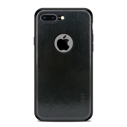 MOFI Shockproof PC+TPU+PU Leather Protective Back Case for iPhone 7 Plus(Black) - More iPhone Cases by MOFI | Online Shopping UK | buy2fix